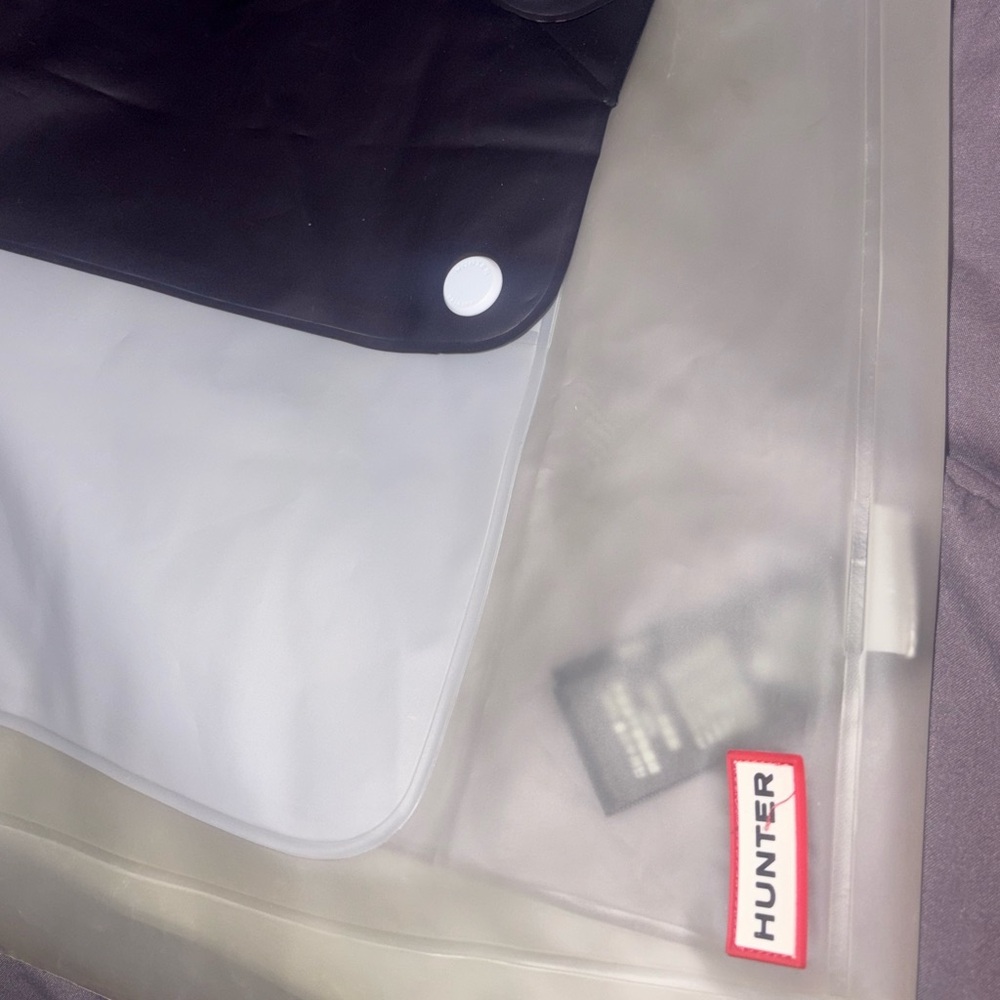 HUNTER Matte Transparent Water Repellent Jacket